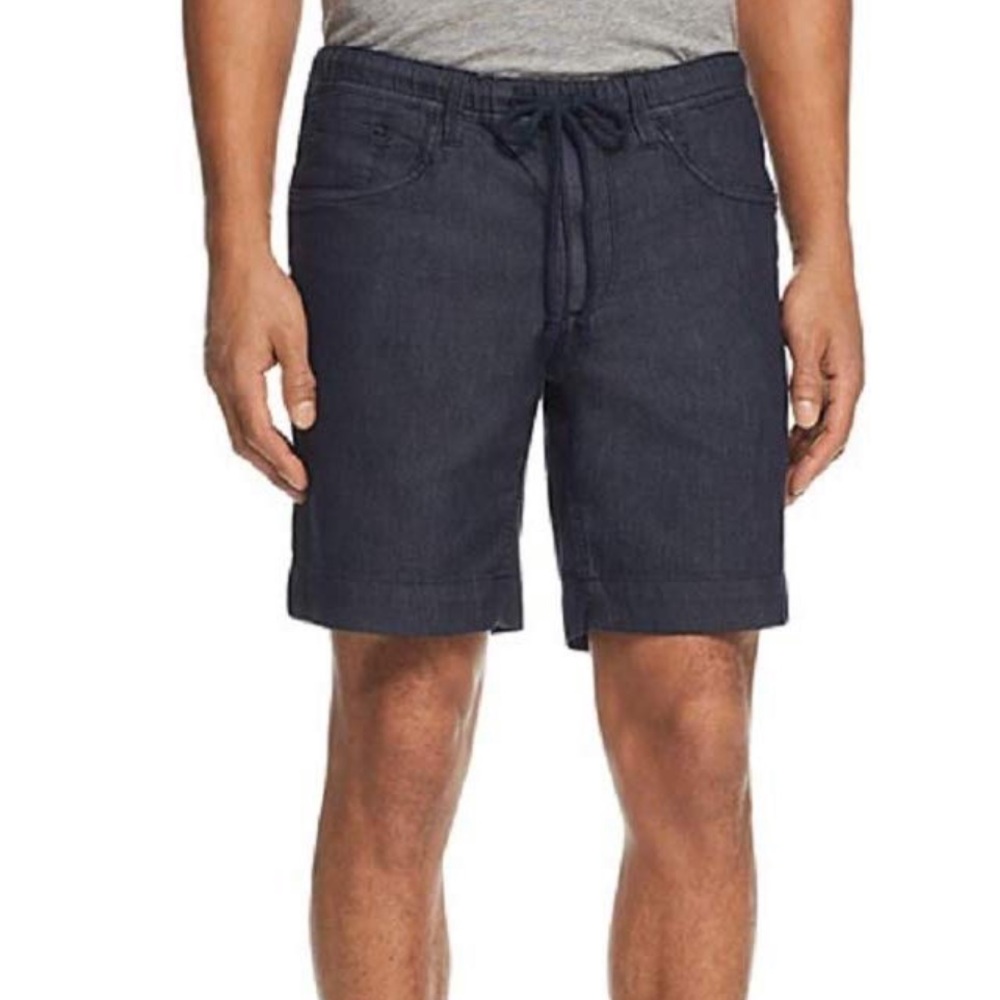 Psycho bunny Navy Classic Stretch Denim Shorts